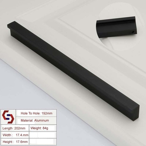 Zinc Kitchen Cabinet Handles Drawer Bar Handle Pull 192mm - Main Image