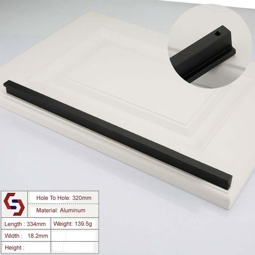 Zinc Kitchen Cabinet Handles Drawer Bar Handle Pull 320mm - Main Image