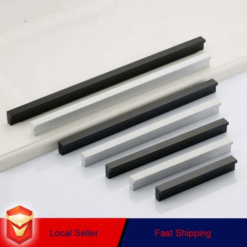 Zinc Kitchen Cabinet Handles Drawer Bar Handle Pull Silver 96mm - Main Image