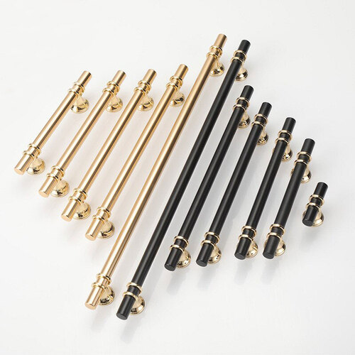 Luxury Design Kitchen Cabinet Handles Drawer Bar Handle Pull Gold T Bar - Main Image