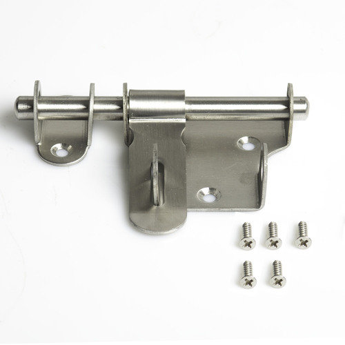 Sliding Bolt Gate Latch 304 Stainless Steel Barrel Bolt with Padlock Hole Door Latches - Main Image