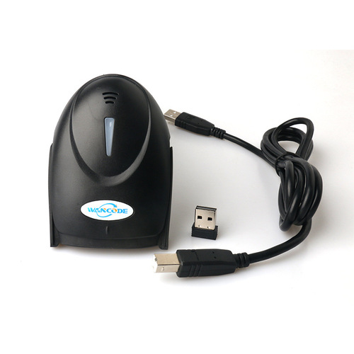 Wireless Barcode QR Bar Code Screen Scanner Data 1D 2D Reader USB Cable Mobile Payment Store - Main Image