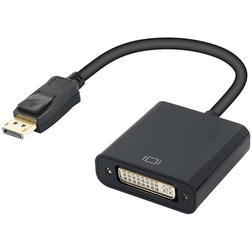 DP Display Port DisplayPort Male To DVI Female 24+5 Pin Converter Adapter Cable - Main Image