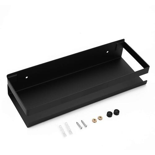 Black Bathroom Shower Shelf Kitchen Rack Storage Shelves Shampoo Holder Organizer - Main Image