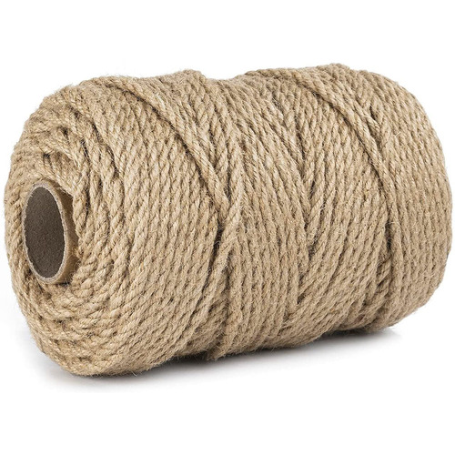 100m Sisal 5mm Rope Natural Twine Cord Thick Jute Hemp Manila  Crafting Home Decor - Main Image