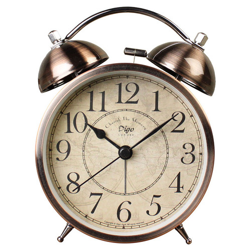 Dual Alarm Clock Twin Bell Alarm Clock, Bedroom Table Desk Alarm Clock Backlight - Main Image