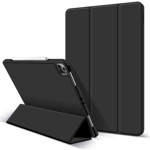 iPad Pro 11 Inch 2020 Soft Tpu Smart Premium Case Auto Sleep Wake Stand Cover Pencil holder Black - Main Image
