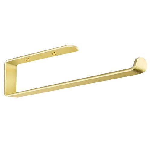 Gold Kitchen Bathroom Paper Holder Towel Holder Self Adhesive or Screw Mount 31cm - Main Image