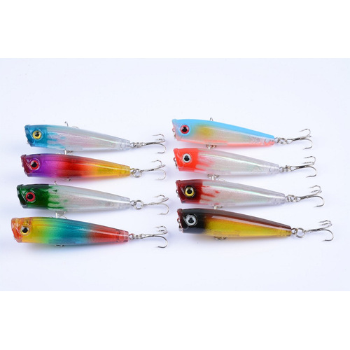 8X 6.5cm Popper Poppers Fishing Lure Lures Surface Tackle Fresh Saltwater - Main Image