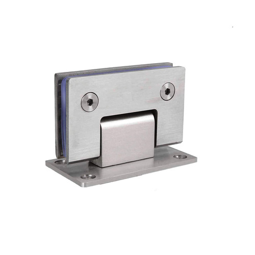 90 Degree Glass Door Cupboard Showcase Cabinet Clamp Glass Shower Doors Hinge 304 Steel - Main Image