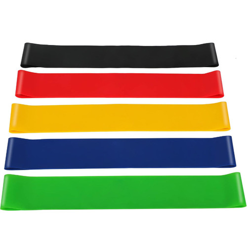 5 Pcs Resistance Bands Exercise Bands Resistance Bands Set Workout Bands Leg Yoga Bands - Main Image
