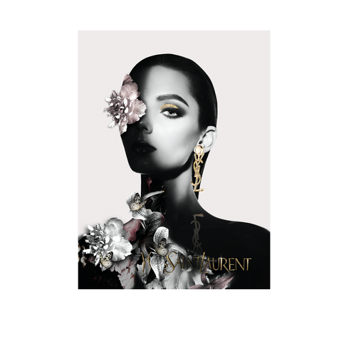 Interior Ave - Saint Fashion - 90cm x 60cm White Framed Artwork - Main Image