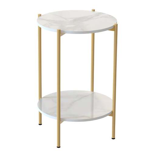Interior Ave - Alba Gold Side Table - Main Image