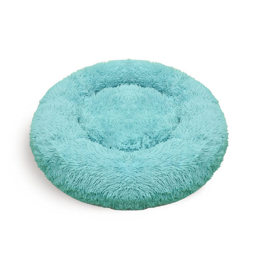 Pawfriends Pet Dog Bedding Warm Plush Round Comfortable Nest Comfy Sleep kennel Green 120cm - Main Image