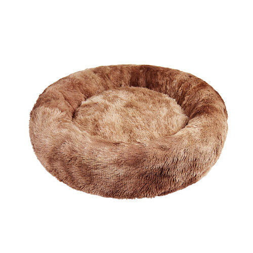 Pawfriends Dog Cat Pet Calming Bed Warm Soft Plush Round Nest Comfy Sleeping Kennel Cave 70 - Main Image
