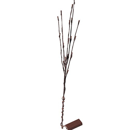 5 Sets of LED Light Bunch Stem - Warm White BATTERY fairy lights - 50cm high 20 bulbs/petals - Main Image