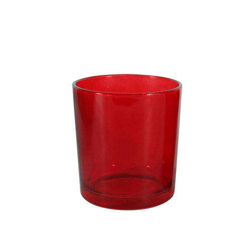 10 Pack Red Glass Votive Tealight Candle Holders House Party Cenrepiece Xmas Wedding Decor Glass Candlestick Party Decorations Bridal Valentines Event - Main Image