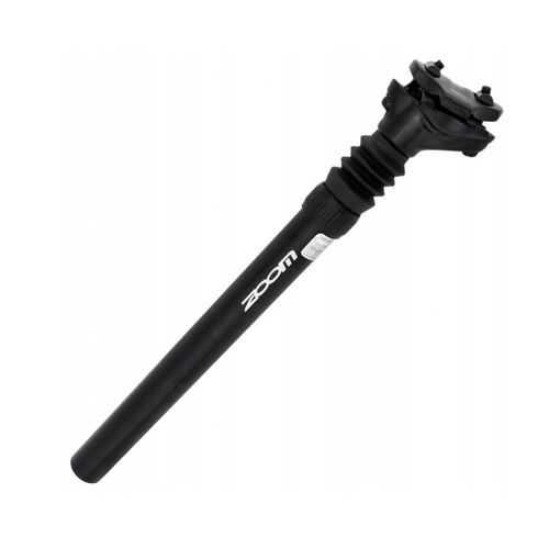 ZOOM Suspension Mountain MTB Road Bike Bicycle Seatpost Seat Shock Absorber Post Black Light Weight Aluminium - 31.6mm - Main Image