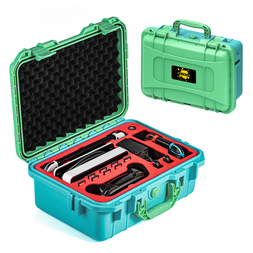 DEVASO Carrying Case for Nintendo Switch OLED Case, Professional Safe Hard-Green - Main Image
