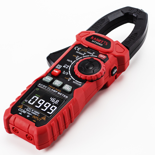 KAIWEETS HT208D Inrush Clamp Meter 1000A True RMS AC/DC Current Amp Meter - Main Image