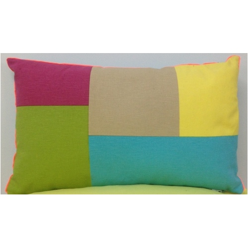 Geo Turquoise 30x50cm Cushion Cover - Main Image