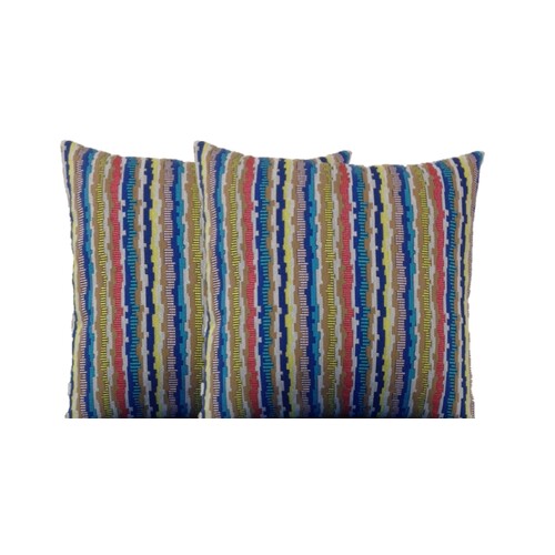 Pack of 2 Dries Multicoloured cushion covers Made In Europe - Main Image