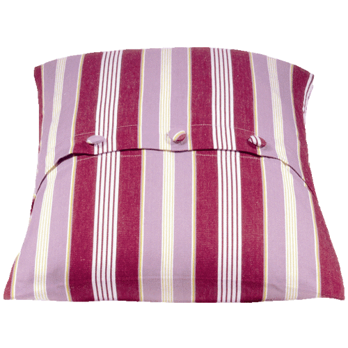 Coste Fuchsia 50x50cm Striped Cushion Cover - Main Image
