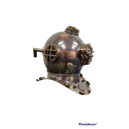 US Navy Mark V Diving Helmet – Dark Antique Finish - Main Image