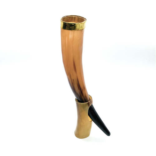 Viking Drinking Horn with Stand - Main Image