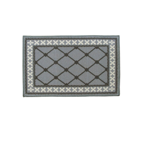Mason Rubber Backed Bath Mat 40 x 60cm - Grey - Main Image