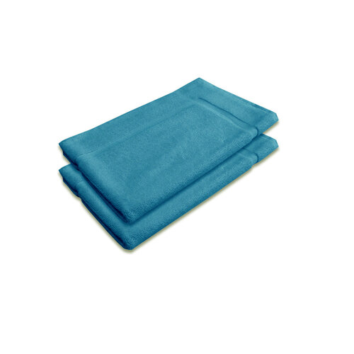800GSM Set of 2 Cotton Bath Mat Sea - Main Image