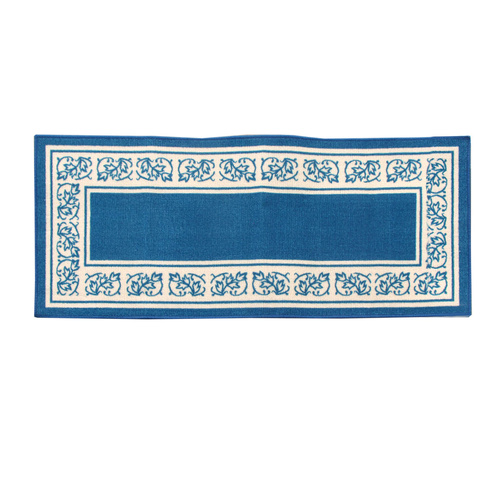 Newton Rubber Backed Non Slip Bath Runner 50 x 120cm Blue - Main Image
