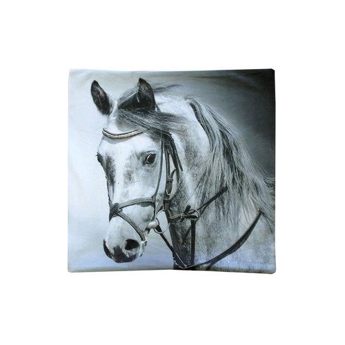 Horse Portrait Square Cushion Cover - Main Image