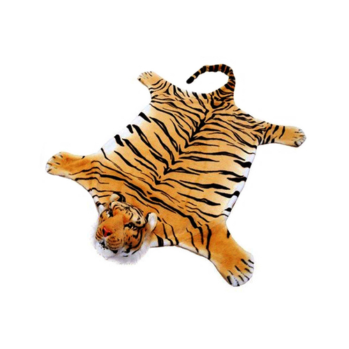 Faux Animal Floor Rug with Realistic Head Wild Tiger - Main Image