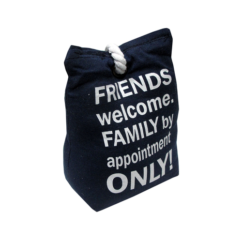 Door Stop Bag Navy Approx 0.98kg - Main Image