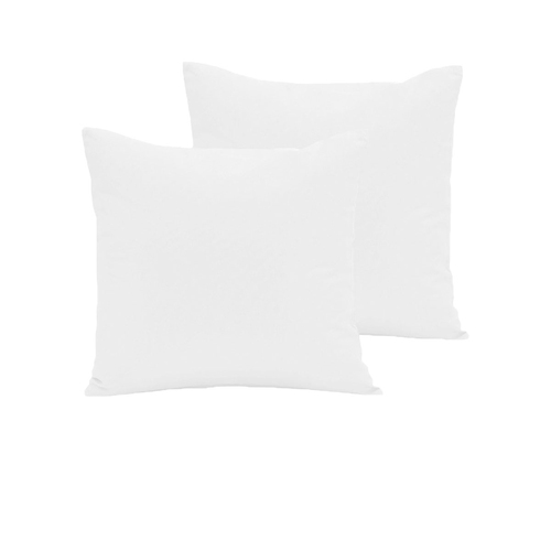Pair of  280TC Polyester Cotton European Pillowcases White - Main Image
