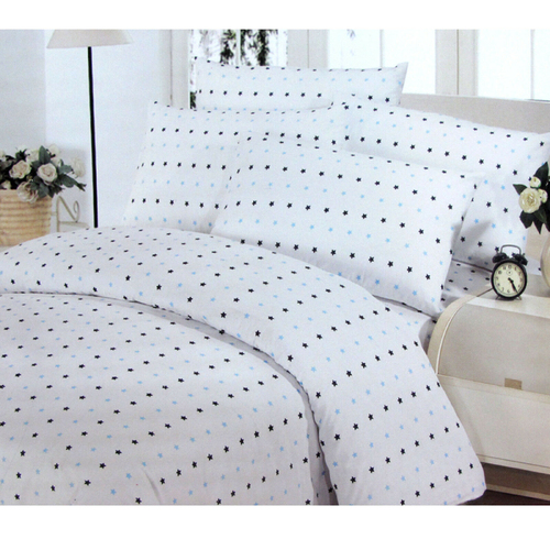Polyester Cotton Stars Quilt Cover Set Double - Main Image