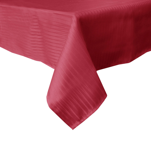 Jacquard Tablecloth Mitilini Red 180 cm Round - Main Image