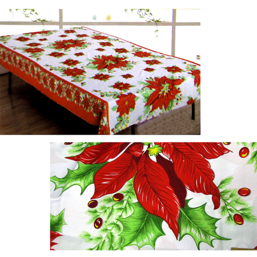 Christmas Rectangular Table Cloth NL18075 150x260cm - Main Image