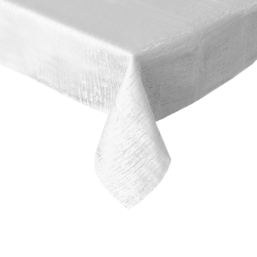 Jacquard Tablecloth Tuscany White 135 x 180 cm - Main Image