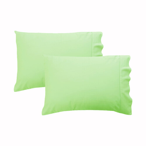 280TC Luxury Percale Standard Pillowcases Apple - Main Image