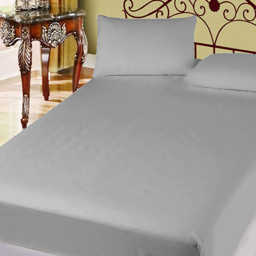 400TC Cotton Percale Super Queen Combo Set 50cm Wall Grey - Main Image