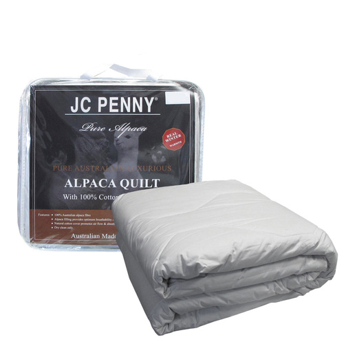 500GSM Alpaca Quilt with Cotton Japara Cover - Single - Main Image