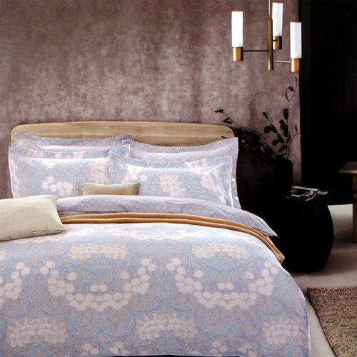 250TC Florence Cotton Reversible Quilt Cover Set Queen - Main Image