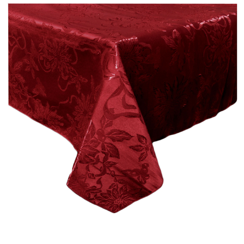 Floral Red Tablecloth 132 x 178 cm - Main Image