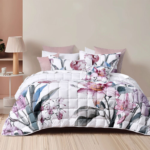 Bianca Carmela White Polyester Bedspread Set King - Main Image