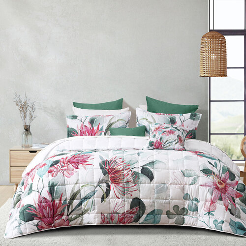 Bianca Nikita White Polyester Coverlet Set Super King - Main Image