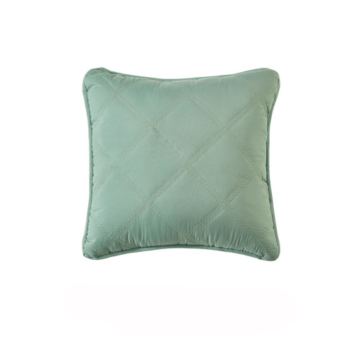 Bianca Barclay Olive Coordinate Square Filled Cushion 43 x 43cm - Main Image