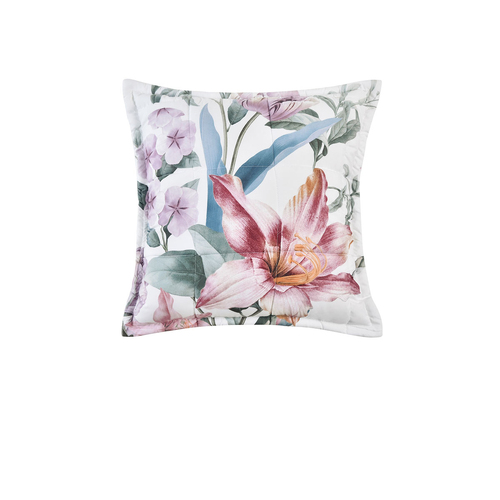 Bianca Carmela White Coordinate Square Filled Cushion - Main Image