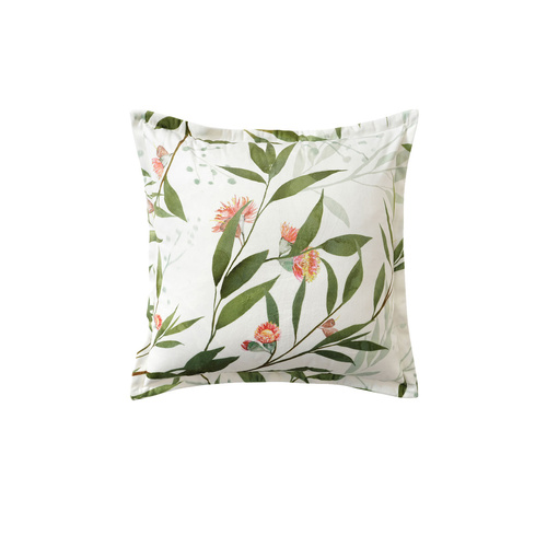Bianca Corymbia White Velvet Square Filled Cushion 43 x 43cm - Main Image